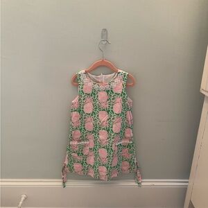 Lilly Pulitzer Pastel Dress with Pink and Green Accents Size 5T
